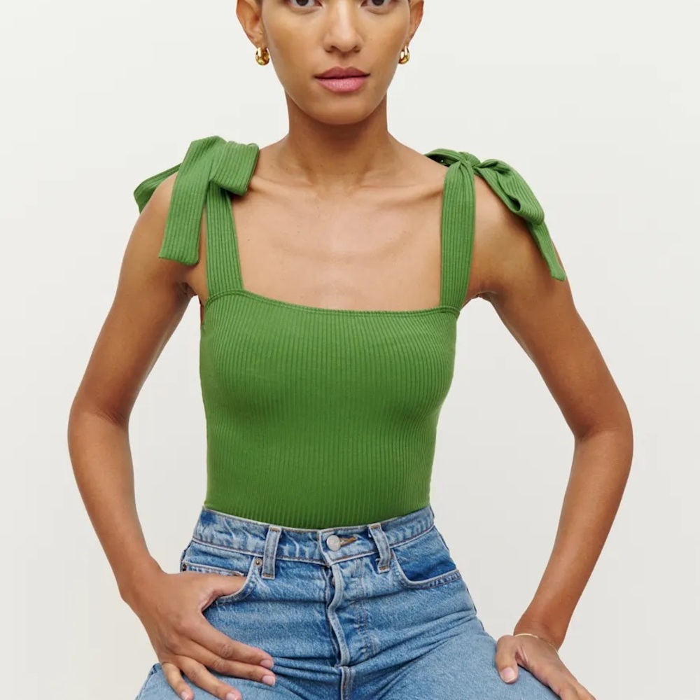Reformation Canyon Tie Strap Tank Top